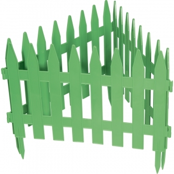 Забор декоративный "Рейка" 28x300 см зеленый 65005