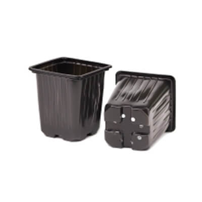 Горшок 9x9x10 cm, объем 0,55 л, формованный