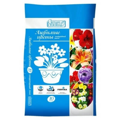 Грунт Четыре сезона "Любимые цветы" 10 л