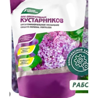 Удобрение органоминеральное "Для декоративных кустарников", марка 7, 2,5 кг.