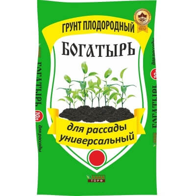Грунт Богатырь "Для рассады универсальный" 10 л