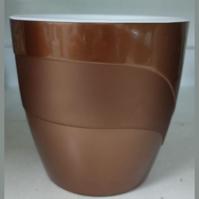 Кашпо Грация 1,2л, бронзовый