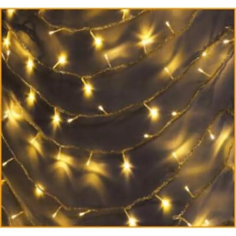 Гирлянды ENIN-10B ЭРА Гирлянда LED Нить 10 м теплый свет 8 режимов, 220V, IP20