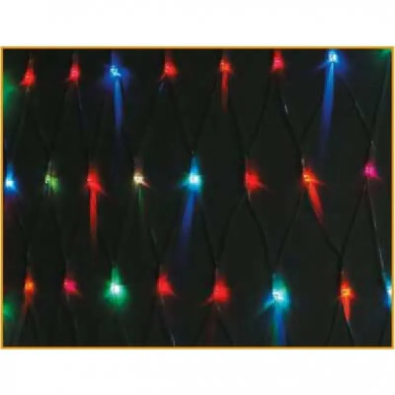Гирлянды ENIS-01R ЭРА Гирлянда LED Сеть 1,8 м*1,5 м RGB 8 режимов, 220V, IP20