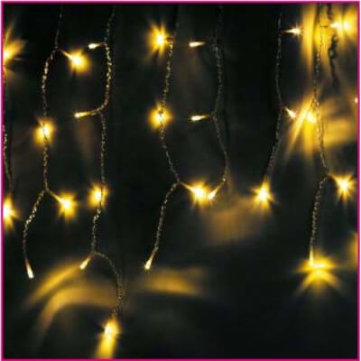 Гирлянды ENOB-2B ЭРА Гирлянда LED Бахрома 2м*1м теплый свет, 24V, IP44