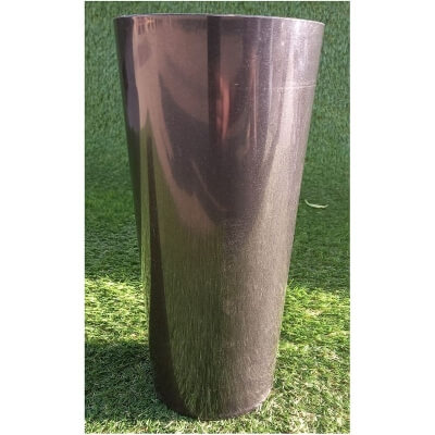 Горшок T Mood Alto 30 Shiny темно-серебряная