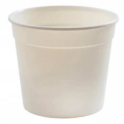 Горшок Корал 17 см без поддона, белый