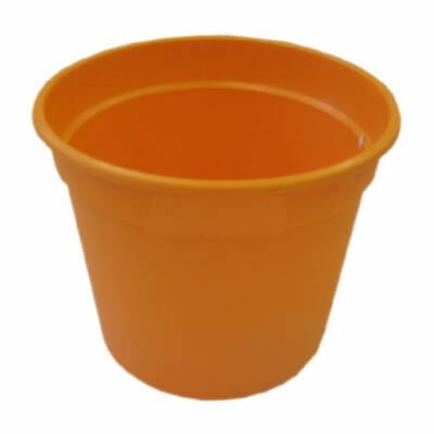 Горшок Корал 22 см без поддона, оранжевый