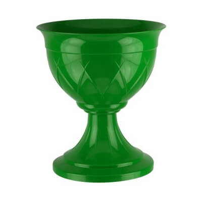 Горшок Лилия на ножке 3,5л, цвет зеленое золото