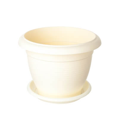 Горшок Терра 9,3л, крем