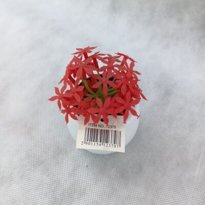 Искусственный цветок Суккуленты красные (12370)