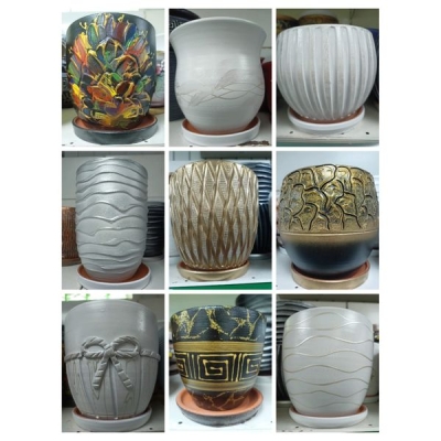 Кашпо 1л с поддоном