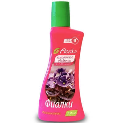 Удобрение для фиалок Флорика 0,3 л минеральное жидкое