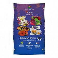 Грунт Четыре сезона "Любимые цветы" 60 л