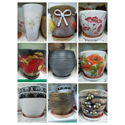 Кашпо 16 л с поддоном