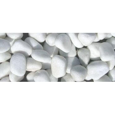 Галька полированная Белоснежная P 10-15мм