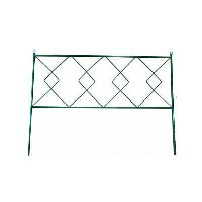 Заборчик "Квадрат" (5 секций) длина секции - 4, 82м, высота - 0,7м