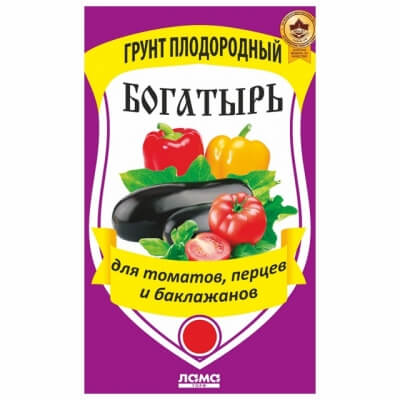 Грунт Богатырь "Для томатов, перца и баклажанов" 20л.