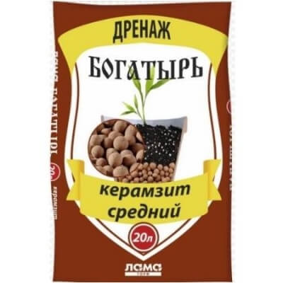 Дренаж Керамзит средний "Богатырь" 20л