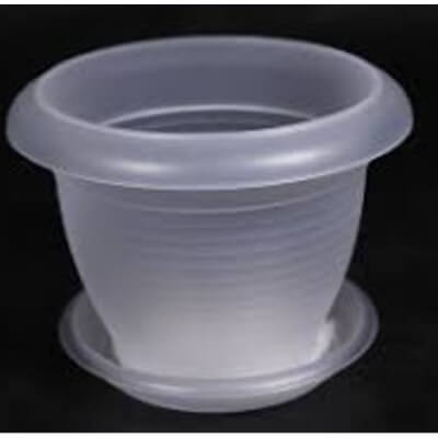 Горшок Терра 2,3л, прозрачный