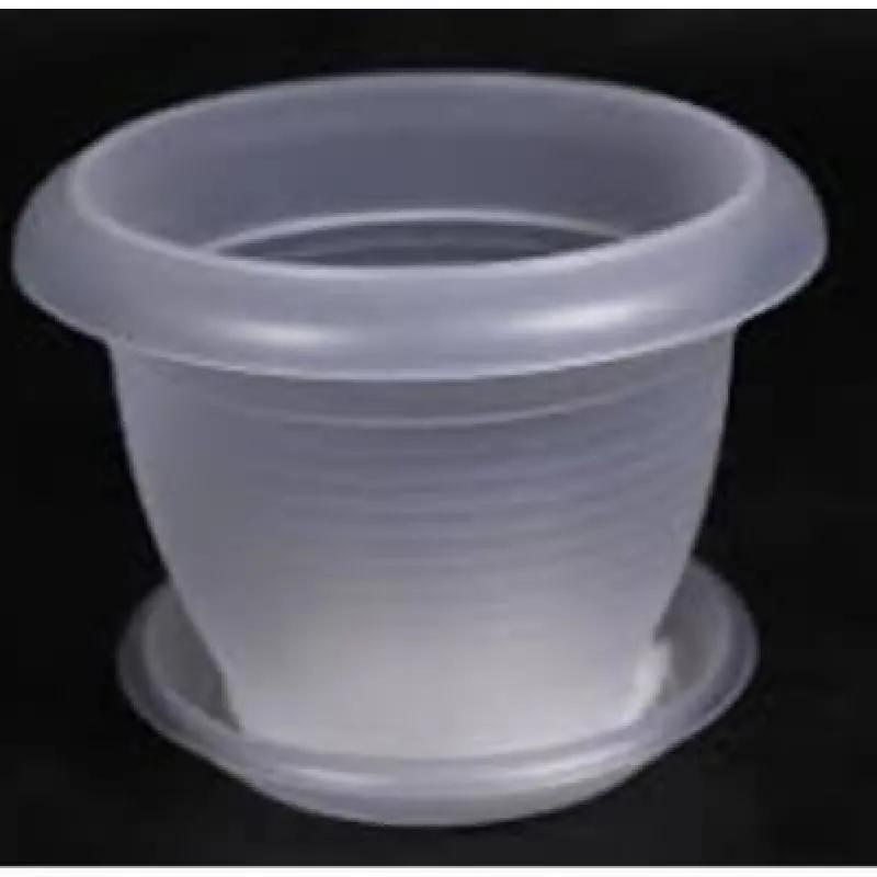 Горшок Терра 4л, прозрачный