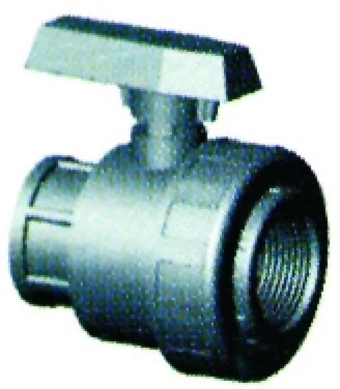 Кран 3FF шаровый пластиковый 1 1/2"