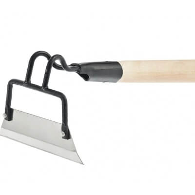 1345-Ч БЦМ тяпка с черенком, 200х60мм, нерж.сталь