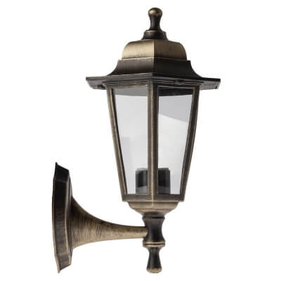 Светильник садово-парковый Леда1 настенный шестигранный под бронзу Е27 НБУ 06-60-001