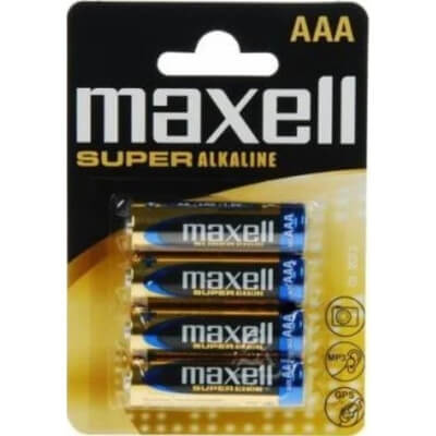 08 LR03SUPER 4PK BLISTбатарейка MAXELL 4шт на блистере 4902580164300