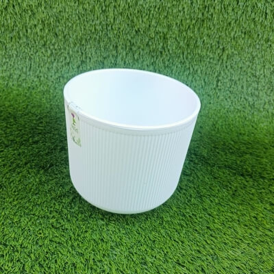 Горшок с дренажной системой Росси VipSet 1,9л белый