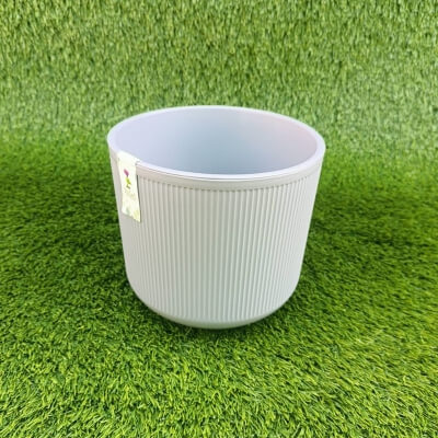 Горшок с дренажной системой Росси VipSet 1,9л серый