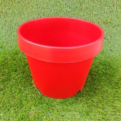 Горшок Italia 28(26X22,4) LT.9,8, красный