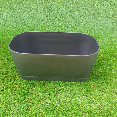 Чаша овальная Living CM. 25, антрацит металл