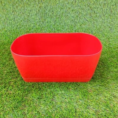 Чаша овальная Living CM. 25, красный