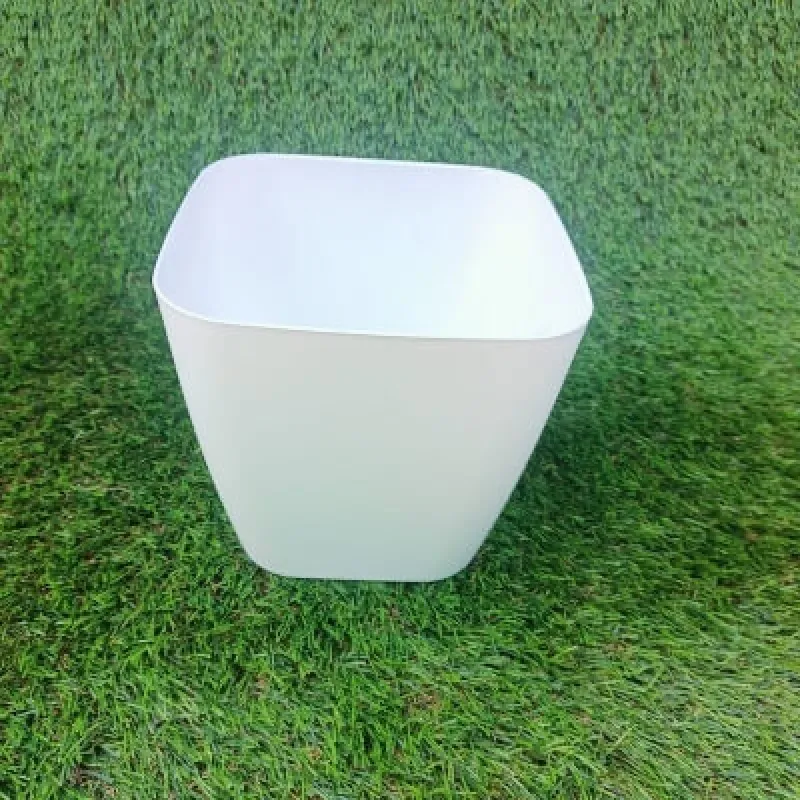 Горшок Square Living квадратный CM. 16X16, белый
