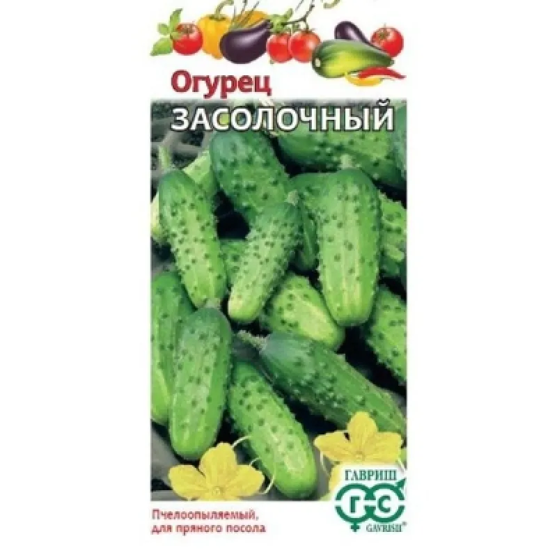 Огурец Засолочный раннеспелый пчелоопыляемый 0,5 г. Гавриш