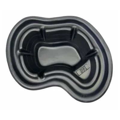 Пруд садовый пластиковый, 140 л, чёрный