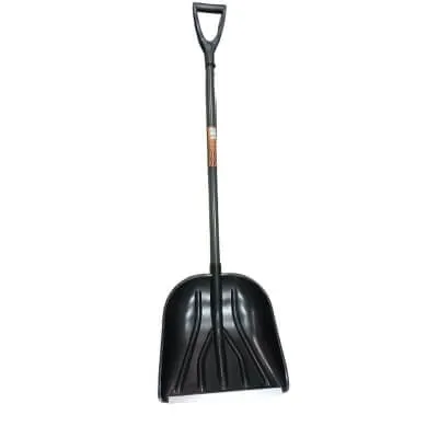 Лопата для уборки снега SIBIR, стальной черенок (410х450) 1112