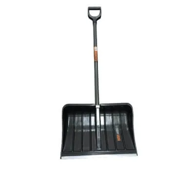 Лопата снеговая SIBIR с ал.планкой (550х380), стальной черенок, ручка 2610