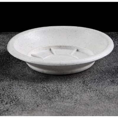 Поддон для горшка, d = 8 см, пластик, цвет мрамор