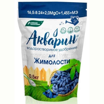 Водорастворимое удобрение Акварин "Для жимолости" марка 18 (дой-пак) 0,5 кг