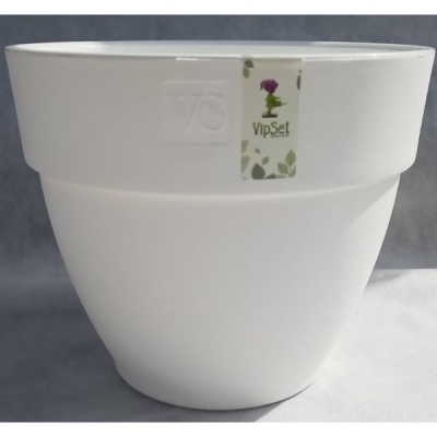 Горшок с дренажной системой Лори VipSet 4л белый