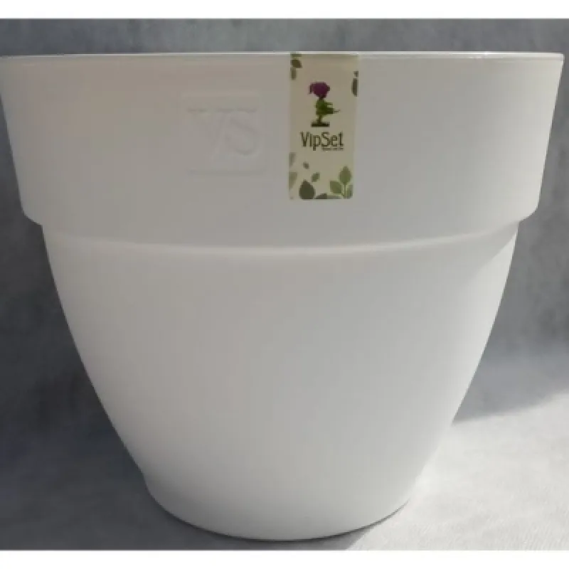 Горшок с дренажной системой Лори VipSet 6,7л белый