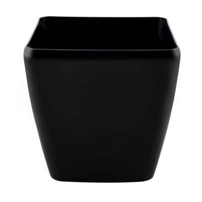 Горшок KD3841N со вставкой, черный D16xH15.5