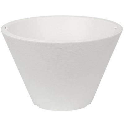 Горшок KD9964W со вставкой, белый D60xH38