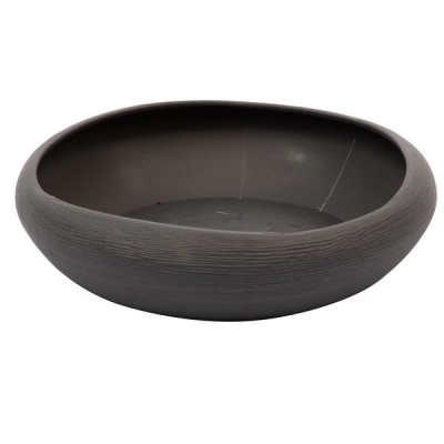 Горшок круглый KD5553N, черный D38xH10