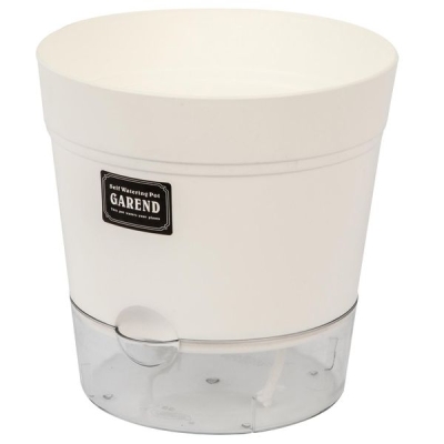 Горшок круглый KD6614, белый D23xH23.5