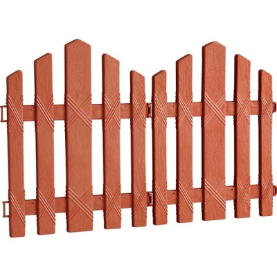 Декоративный заборчик KD1103, терракота W30xH36.5