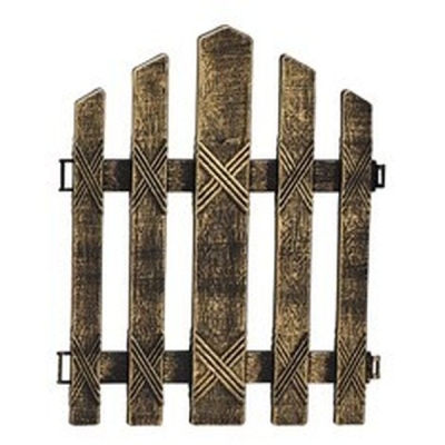 Декоративный заборчик KD1103S, золотой W30xH36.5