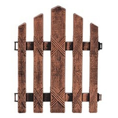 Декоративный заборчик KD1103S, медный W30xH36.5